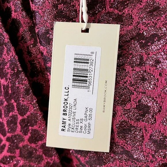 NWT RAMY BROOK Dress is called Exclusive Linda in gala pink size XS - Picture 7 of 7